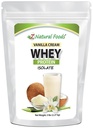 Z Alimentations naturelles Crème de vanille Isolation de la protéine Whey, Nutrition-Rich, Poudre de protéines parfumées pour la santé du coeur et l'immunité, Grand dans le thé, café, smoothie, non-OGM, sans gluten, casher, 5 lbs
