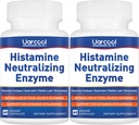 DAO Enzyme Supplement Histamine Diamine Oxidase Supplement voor gladde spijsvertering - Made in USA - 60 Softgels (2 flessen)