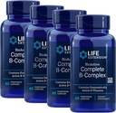 Life Extension BioActive Complete B Complex De meest complete B Complex Formula 60 Vegetarische Capsules 4-Pak