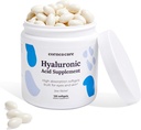 CorneaCare Hyaluronzuur met hoge absorptie Hyaluronzuursupplementen Hyaluronzuursupplementen Hydratatietabletten Antiverouderingssupplement Oogvitaminen Oogsupplementen 120 Softgels