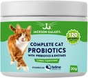 Complete Cat Probiotica met Prebiotica & Enzymen door Jackson Galaxy - Digestie Ondersteuning, Immune Support Dieetsupplement - Made in The USA