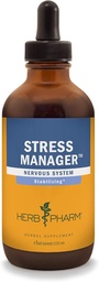 Herb Pharm Stress Manager Liquid Herbal Formula met Rhodiola en Holy Basil Liquid Extracts - 4 Ounce