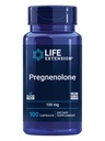 Prolongation de la durée de vie Pregnenolone - Supplément d'équilibre hormonal pour les taux d'hormones sains, 100 mg - Hormone Balance, Mémoire, Focus, Santé cognitive - Sans gluten, Non-OGM, 100 Capsules