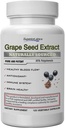 Superior Labs Grape Seed Extract, 400mg, 120 Plantaardige Capsules, 95% Polyfenolen, Hoge Antioxidant Inhoud, Gezonde Bloedstroom, Ondersteunt Immune System en Hersengezondheid