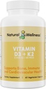 Natuurlijke Wellness Vitamine D3 + K2 