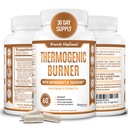Pure optimale thermogene vetbrander voor vrouwen - Advanced Metabolisme Support & Energy Booster - natuurlijke ingrediënten, Vegan-Friendly, niet-GMO - 60 capsules