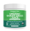 Biologische gerstesappoeder - gekweekt in vulkanische bodem van Utah - rauwe en bioactieve vorm, koud geperst dan CO2 gedroogd Glutenvrij, GGO-vrij, veganistisch - Complementen Tarwegras sappoeder - 5,3 oz