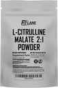 L Citrulline Malate 2 1 Powder 300 Gram - Bulk Ingredient - Free Form Amino Acid Pre Workout Supplement - Rauw en zuiver zonder toevoegingen door Fit Lane Nutrition.