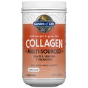 Garden of Life Marine & Grass-Fed Collagen Peptides Powder Supplement (Type I, III) met Probiotica & BCAA's voor Mobiliteit, Gezamenlijke Gezondheid, Haar, Huid & Nails - Unflavored, 20g per Serving, 12 Servings
