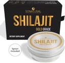 Sonatural Shilajit Pure Himalaya Organic - 30g Gold Grade 100% Pure Shilajit Resin met Fulvic Acid & 85+ Trace Minerals Complex for Energy & Immune Support, (2 maanden aanbod)