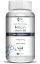 Generieke Niacin Vitamine B3 Capsules - met Flush, Non-GMO, Glutenvrij -90 Capsules
