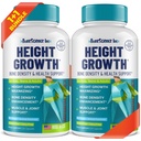 (Pack of 2) Hoogte Growth Maximizer - Made in USA - Natural Height Increase Booster & Bone Growth Pillen - Grow Taller Supplement voor volwassenen, tieners & kinderen - Vitaminen voor jongens & meisjes te krijgen Taller
