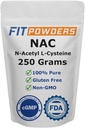 NAC Powder N-Acetyl L-Cysteine Poeder scoop inbegrepen (250 Gram)
