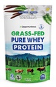 Opportuniteas Poudre de levure de farine d'herbe - Vanille - Supplément de protéines pures - Non OGM, sans hormones et sans gluten - 1lb
