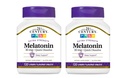 21e eeuw, Melatonine Quick Solution Tablets 10 mg, Wit, Cherry, 120 Telling (verpakking van 2)