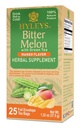 Hyleys Bitter Meloen met groene thee - Mango smaak - 25 theezakjes - Ondersteunt gezonde leverfunctie - kruidensupplement - (6 Pack - 150 theezakjes Totaal)