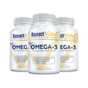 Onderzoek Verified Omega 3-1800mg Omega 3 Fish Oil - High 900mg EPA + 600mg DHA - No Aftersmaak - 60 Softgel Capsules - 3 Flessen