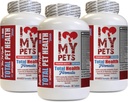 I LOVE MY PETS LLC Immuniteit voor honden - Honden Totaal PET Gezondheid - Premium Formule - Best Complex - Honden Vitamine b Complex - 3 Flessen (180 Treats)