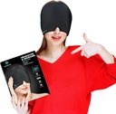 Migraine Hoofdpijn Relief Cap, 360 Full Head Hot and Cold Therapie Hat met Cool Gel, Ice Head Wrap en Cold Pack Mask, Eye Cap voor spanning en stress Relief