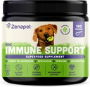 ZENAPET Immune Support Premium Powder Topper, Turkije Tail, Spirulina & Beta-Glucan, Ondersteunt een gezond immuunsysteem & spijsvertering, Human-Grade, Made in USA