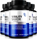 (5 Pack) Virility Savior Capsules voor mannen, Officiële VirilitySavior Man Formula, Premium Pillen voor maximale prestaties en vertrouwen, all-natuurlijke ondersteuning voor de algemene gezondheid en welzijn (300 capsules)