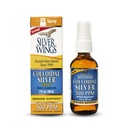 Natural Path Silver Wings Collective Silver - Extra Strength Liquid Immune Support Supplement- - 500ppm (2500mcg) - 2oz Spray