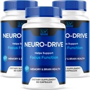 (3 Pack) Neuro Drive Capsules, Neuro Drive Advanced Formula, Neuro Drive Brain, Neuro Drive Alle Natuurlijke Reviews, 180 Capsules voor 3 maanden
