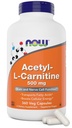 NU Foods Now Acetyl L Carnitine 500mg, 360 Veg Capsules - Non-GMO ACL 500 mg Caps