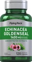 Piping Rock Echinacea Capsules de seaux d'or (en anglais seulement) 1400mg (en anglais seulement) 120 Capsules végétariennes (en anglais seulement)