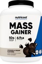 Nutricost Mass Gainer Cookies N Cream smaak, 6,9 LBS, 50 Gram eiwit per portie - Non-GMO