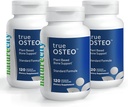 NatureCity True-Osteo Plant-Based Supplement voor botsterkte AlgaeCal Calcium & Magnesium, Plant-Based Vitamine D3, Vitamine K2, Silicon K2, Silicon Zacht op maag (360 capsules)