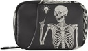 Human Skeleton Pill Box 7 Day Pill Case Travel Pill Organizer Bag met rits Draagbare Weekly Case Compacte grootte voor vitamine supplement houder