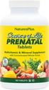 Natures Plus Levensbron Prenatale - 800 mcg Folaat, 180 Vegetarische tabletten - Alle natuurlijke prenatale vitamine en mineralen met ijzer en calcium - Optimale gezondheid en energie - Glutenvrije - 90 porties