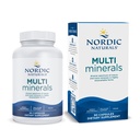 Nordic Naturals Multi Minéraux, non aromatisés - 90 capsules - 11 minéraux essentiels - Santé et bien-être optimaux - Vegan certifié - Non-OGM - 30 portions