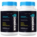 (2 Pack) GenBrain Memory Supplement, GenBrain Extra Strength Brain Support Capsules, GenBrain Advanced Memory Complex, GenBrain Pure All-Natural Pillen, Gen Brain Reviews (120 Capsules)
