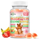 Magnesium Gummies for Kids - Magnesium Glycinate Gummies with L-Theanine, Vitamin B6, D3 for Kids & Adults Sleep, Calm, Relaxation, Brain, Bones, Muscle Relief, Sugar Free Banana & Strawberry 60ct