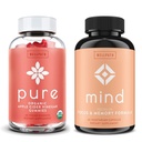 WellPath Pure Apple Cider Vinegar met Moeder Gummies & Mind Brain Supplement met Lion's Mane - Ondersteunt Focus & Memory, 60 Ct Elk
