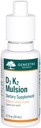 Genestra Merken D3 K2 Mulsion - Liquid Vitamins for Bone Health - Natural Lemon - 122 Servings