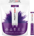 PARTYAID GO Voel je goed vanavond en morgen, Zero Sugar, 5-HTP, B-complex, Melkdistel, Elektrolyten, Geen kunstmatige smaken of zoetstoffen, Cafeïne-vrij, 30 Tellen (pakket van 1)