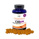 C60 Complete - Carbon 60 (Fullereen) met zwarte zaadolie en curcumine - Antioxidant Supplement - voor een duurzame en cognitieve functie - Alle natuurlijke - 150 Gel Capsules