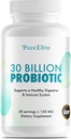 Gut Probiotic 30 Miljard CFU met DE111® & 10 Strains - High Potency Probiotic Supplement for Dispensive Health, Immune System Support, Enhanced Nutriënt Absorptie - Non-GMO, 30 Vegetarische Capsules
