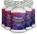 Ultranol Total Bladder Support - Natuurlijke Cranberry Supplement voor Urinaire Gezondheid, Overactieve Blaas controle, Incontinentie - Vermindert Leaks en Urgency - 6 flessen - 180 capsules