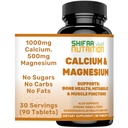 SHIFAA NUTRITION Halal Calcium Magnesium Supplement w/Vitamine D3 