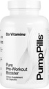 PumpPills Nitric Oxide Supplements for Men & Women - L Citrulline L Arginine Supplement - Stimulant Free Pre Workout Pillen - Nitric Oxide Booster - Vegan, Paleo, Keto (120 Capsules)