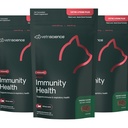VetriScience Lysine Immunity Health Chews, 250 mg Lysine Plus Immuun Supplement voor Katten en Kittens met Allergieën, niezen, Runny Neus en Waterige Ogen, Kip, 3 Pack