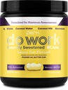 Perk Do Work BCAA's + Hydration Electrolytes Powder (Naturally Sweeted Lemon Tart Flavored, 20 Servings) - met Kokoswater & Coconut Milk