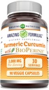 Verbazingwekkende Formules Kurkuma Curcumin met Bioperine 3000 mg Per Serving 