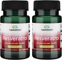 Swanson Resveratrol 100 100 Milligram 30 capsules (2 verpakkingen)