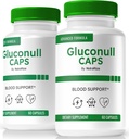 (2 Pack) Gluconul Caps, Official Gluco NullCaps Formula, Pure Ondersteuning voor stabiele niveaus en brandstof energie voor de algemene gezondheid, alle natuurlijke ingrediënten, Gluco Null Glyco Optimizer (120 capsules)