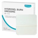 Dimora Hydrogel Burn Dressing 4" x 4" - Brand en Wond Dressing Instant Cooling Relief for Minor Burns & Wounds, Soothing Moist Burn Pads for 1st-2nd Degree Burns, Cuts, Abrasions(10 Count)
